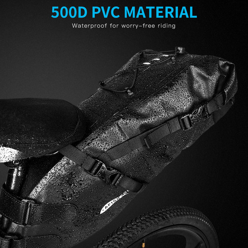 W Bolsa De Asiento De Bicicleta De Gran Capacidad De 10