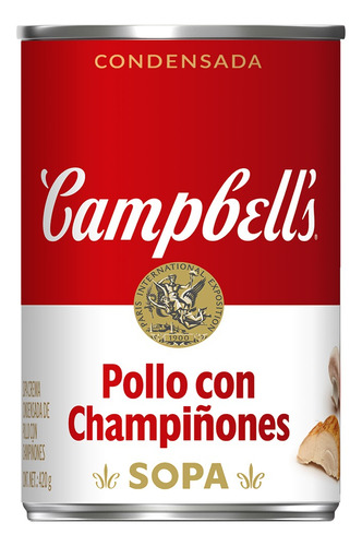 3 Pack Crema Campbells Pollo Con Champiñones 420