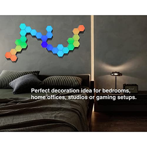 Luces Hexagonales Led, Luces Hexagonales Rgb Pared, Luc...