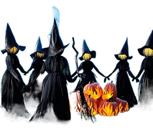Sd Halloween Decora El Aire Libre Y Las Brujas Gritan