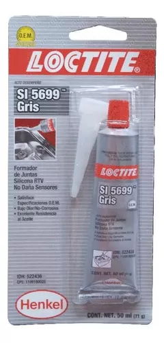 SILICONA GRIS 50ML RTV ALTA TEMP. AUTOMOTRIZ