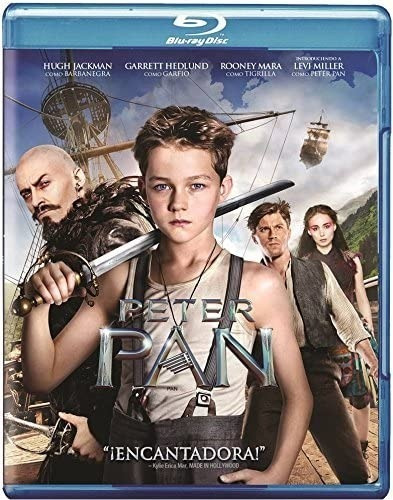 Peter Pan | Blu Ray + Dvd + Copia Levi Miller Película Nueva