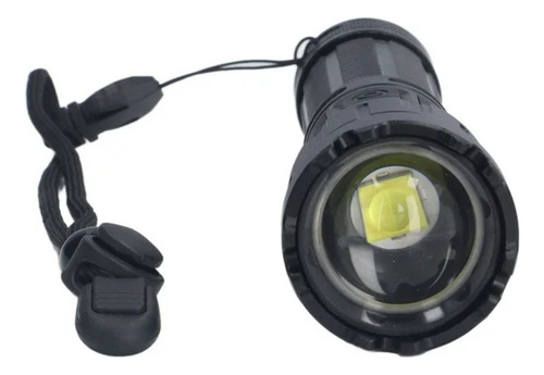 Linterna Led Cree L-39 2000 Lm Recargable Negro Luz Blanco