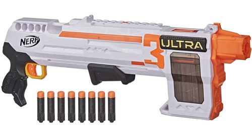 Nerf Ultra Three Lanzador 8 Dardos Clip Integrado