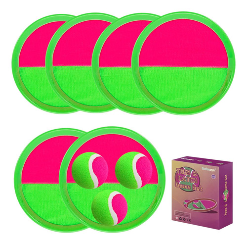 Outside Toys For Kids Ages 4-8 - Toss And Catch Ball Set, Ki