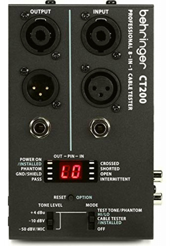 Behringer Ct-200 Probador Cables