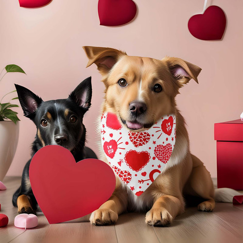 4 Colección Festiva De Pañuelos Para Perros Para 4 Piezas