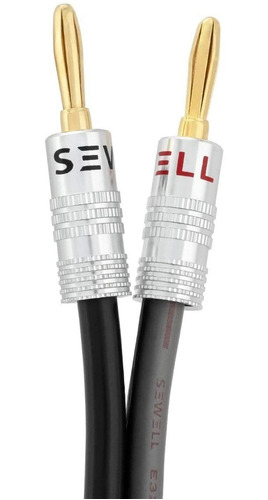 Imagen 1 de 8 de Cable Para Parlantes Conexion Banana 90cm - Hifi - Excelente