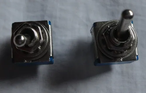 Switch Mini 6 Pines 12v Rojo