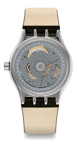 Reloj Swatch Classic Lines Yiz405 Color de la correa Marrón