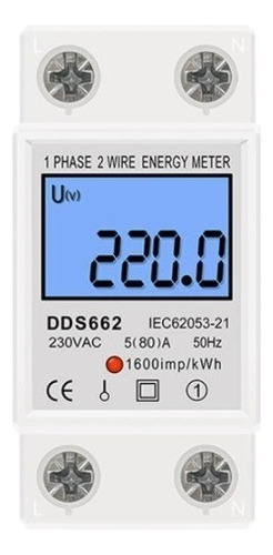 Wattímetro Digital Amperímetro Voltímetro Medidor Kilowatts 