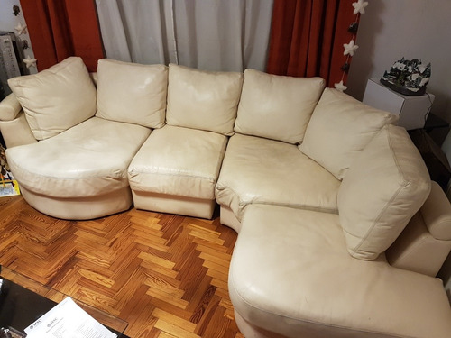 Sillon Esquinero Tapizado Cuero Buenos Aires Desing Oferta!