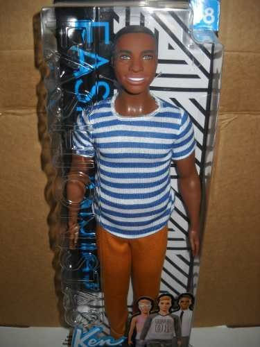 Barbie Ken Fashionistas 5 super stripes broad FNT86