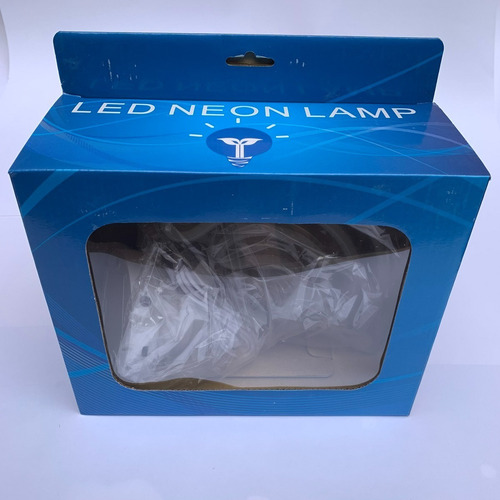 Imagen 6 de 6 de Velador Símil Neón, Lady Pía, Arco Iris Con Base (usb Pila)