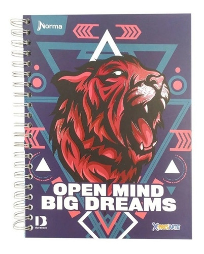 Imagen 5 de 10 de Cuaderno Argollado Cuadriculado Xpresarte 175 Hojas Durabook