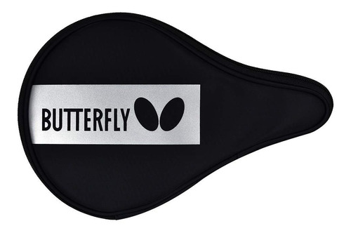 Estuche Butterfly Para Raquetas De Tenis De Mesa Color Logo Gris