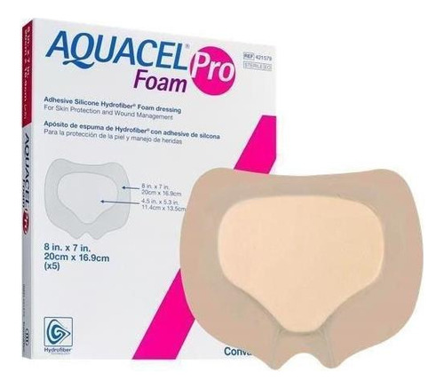 Aquacel Foam Pro Sacral 20x16cm 1 Unidade - Convatec