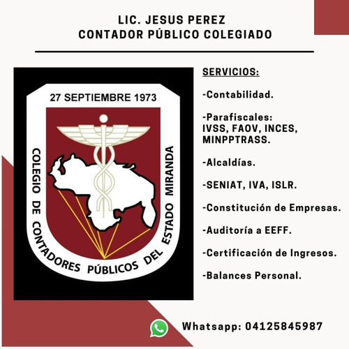 Imagen 1 de 4 de Contador Publico,certificación Ingreso,constitución Empresas