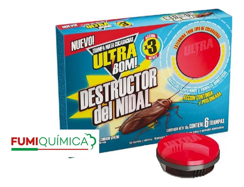 Ultra Bom Mata Cucarachas Caja X 6 U (belgrano)