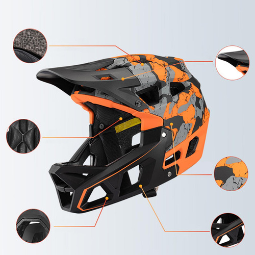 Casco De Ciclismo Casco De Bicicleta, Absorción L Naranja