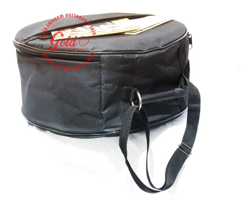 Capa Bag Caixa Bateria 14x8 Reforço De Metal Cromado Espelho