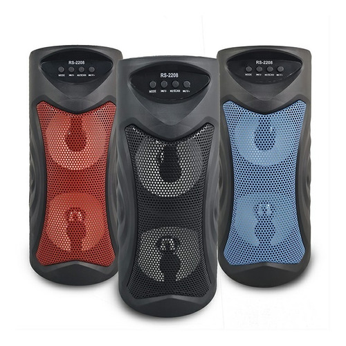 Imagen 5 de 10 de Parlante Mini Torre Bluetooth Inalambrico Rgb Doble Portatil