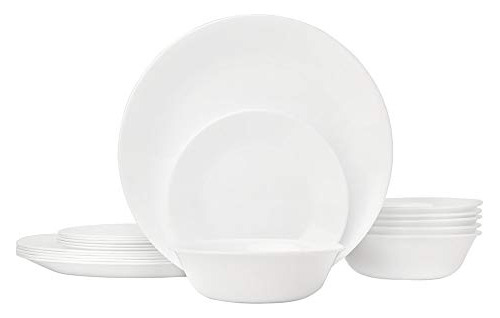 Corelle Livingware Juego De Vajilla De 18 Unidades, Winter F