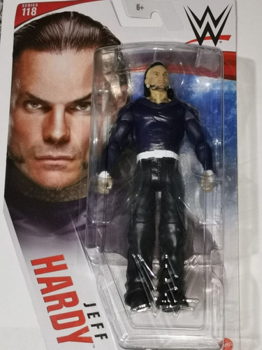 Figura Wwe Muñeco Luchador Jeff Hardy Serie 118