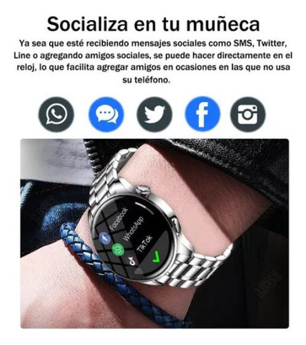 Reloj Inteligente Bluetooth Responde Y Hace Llamadas Ip68 A