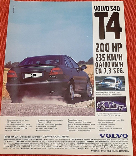 Publicidad Volvo S40 T4