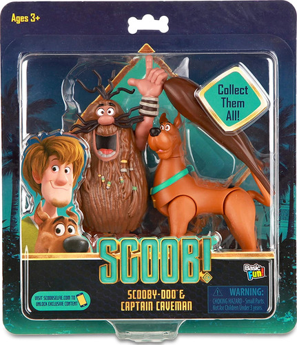 Scooby Doo Y Capitan Caveman Articulado Figura De Acción