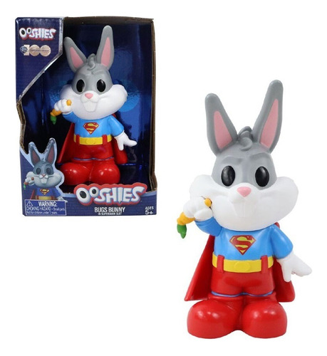 Muñeco De Bugs Bunny Superman Ooshies 12cm    