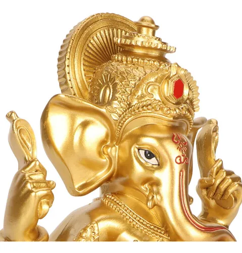 Estatua India De Ganesha, Elefante, Escultura De Dios Hindú,