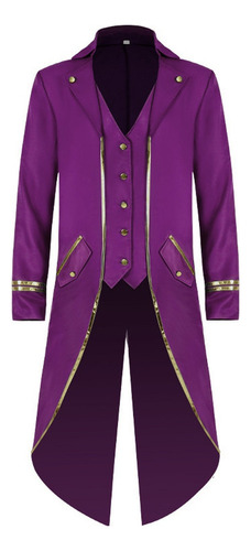 Chaqueta Medieval For Hombre, Estilo Gótico, Victoriano