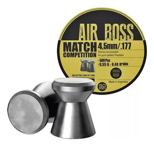 Balines 4.5mm Apolo Air Boss Match Competition X 500