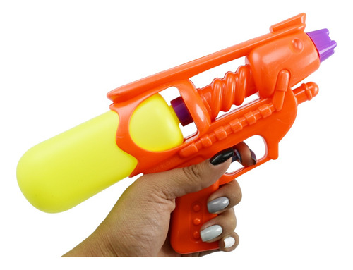 Pistola De Agua Juguete Lanza Agua Infantil Recargable Color