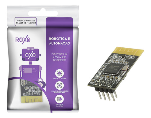Módulo Wireless Nl6621 Y1 160 Mhz - Roxo