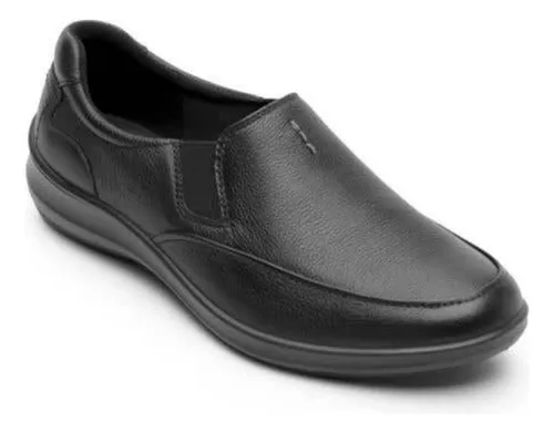 Mocasín De Charol Negro Para Mujer CHATTAWAK – Tacón Plegable Para Usar Como Mula – Talla 40 EU Estrecho – Dos Formas De Llevarlo