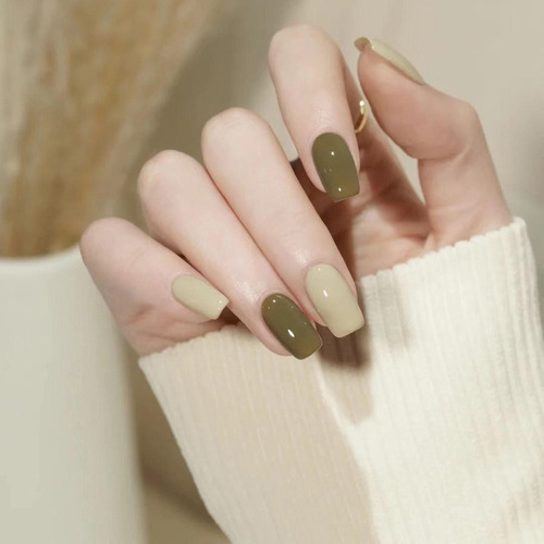 / Pegatinas De Gel Semicurado Para Esmaltes De Uñas