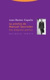 La Practica De Manuel Sacristan - J.r. Capella