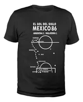 Comprar Remera Negra Gol Maradona Mundial Mexico 86 Contra Ingleses 