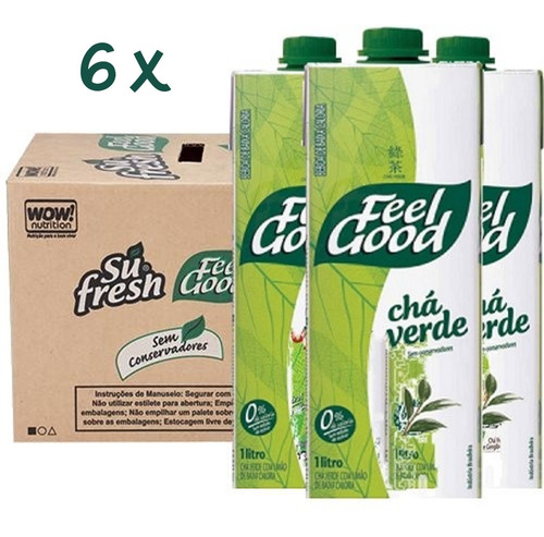 Imagem 1 de 3 de 6x Chá Verde Feel Good 1l