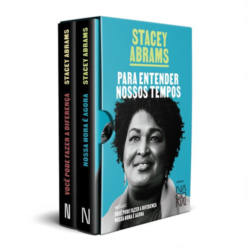 Box Stacey Abrams – Para entender nossos tempos: Você pode fazer a diferença e ssa hora é agora, de Abrams, Stacey. Editorial Companhia Editora Nacional, capa mole em português, 2022