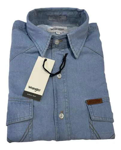 Camisa de jean hombre wrangler hotsell