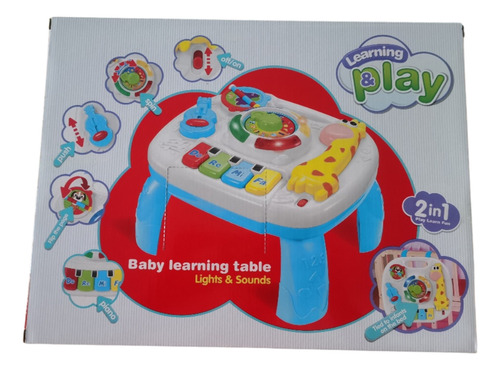 Mesa Didactica Musical Jirafa Zippy Toys Blanco/azul