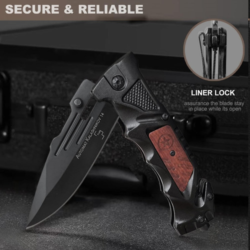 Canivete Boker Kalashnikov Tático Militar Caça Premium