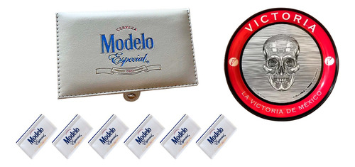 Domino Modelo Especial Blanco Libro Beige + Portavaso Cal 4