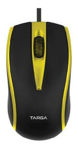 Mouse Targa Master De Cable Color Amarillo