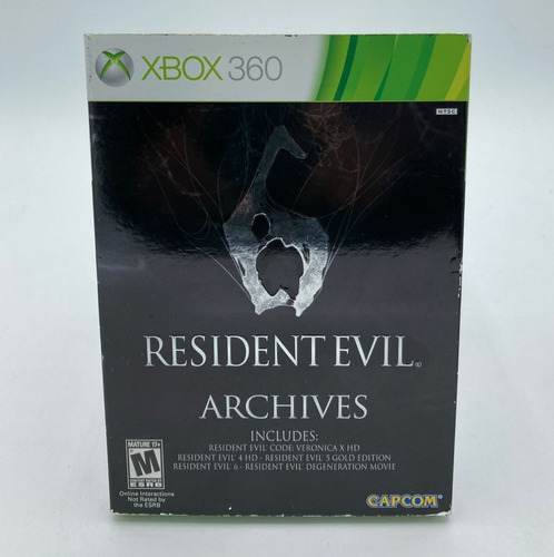 Resident Evil 6 Archives - Nuevo Y Sellado - Xbox 360