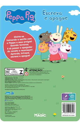 Peppa Pig - Escreva E Apague